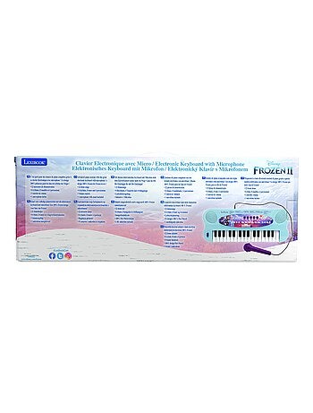 Frozen Teclado de piano electrónico con micrófono (32 teclas)