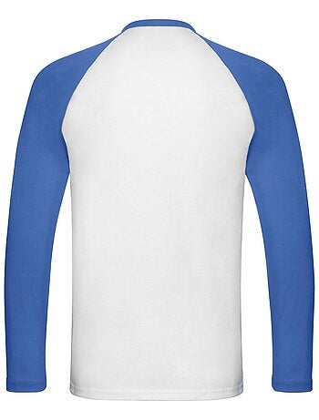 Fruit of the Loom - Camiseta Baseball de Manga Larga para Hombre