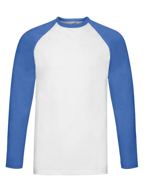 Fruit of the Loom - Camiseta Baseball de Manga Larga para Hombre - Kiabi Fruit of the Loom - Camiseta Baseball de Manga Larga para Hombre - Kiabi