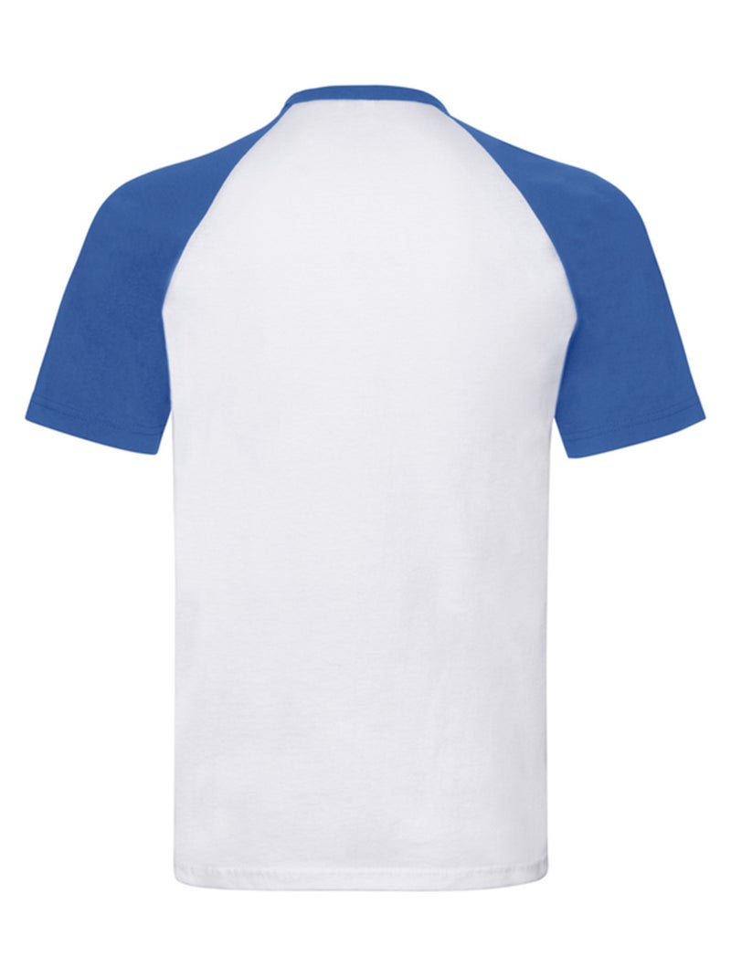 Fruit of the Loom - Camiseta de Manga Corta Béisbol para Hombre Blanco - Kiabi