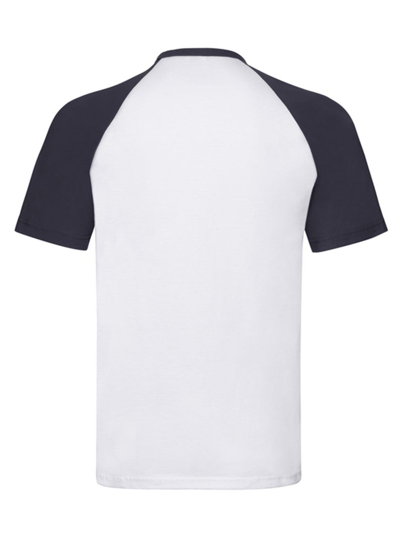 Fruit of the Loom - Camiseta de Manga Corta Béisbol para Hombre Blanco roto - Kiabi