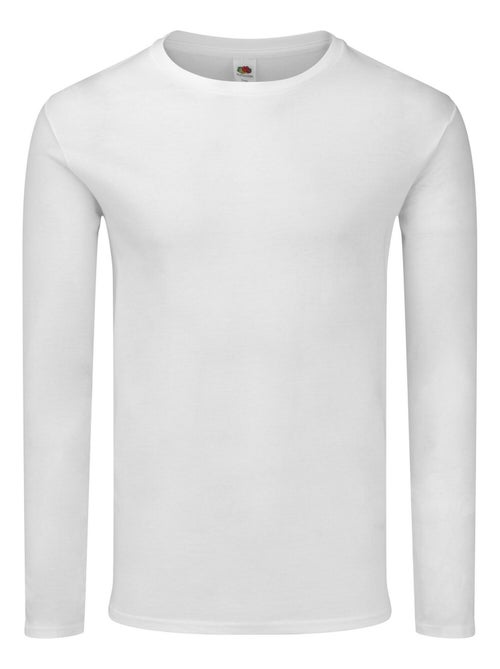 Fruit of the Loom - Camiseta Iconic 140 de Manga Larga para Adultos Unisex - Kiabi