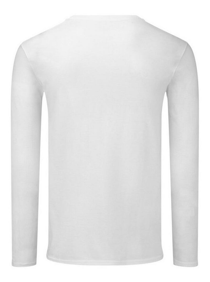Fruit of the Loom - Camiseta Iconic 140 de Manga Larga para Hombre Blanco - Kiabi