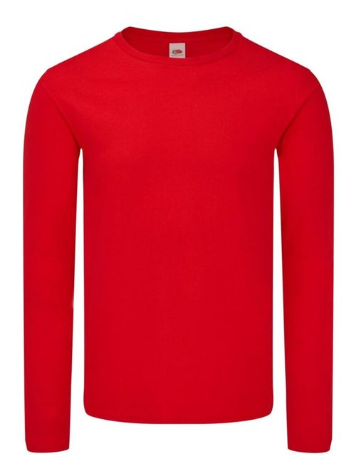 Fruit of the Loom - Camiseta Iconic 150 de Manga Larga para Hombre - Kiabi
