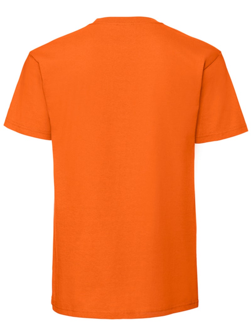 Fruit of the Loom - Camiseta Iconic 195 para Adultos Unisex Naranja - Kiabi