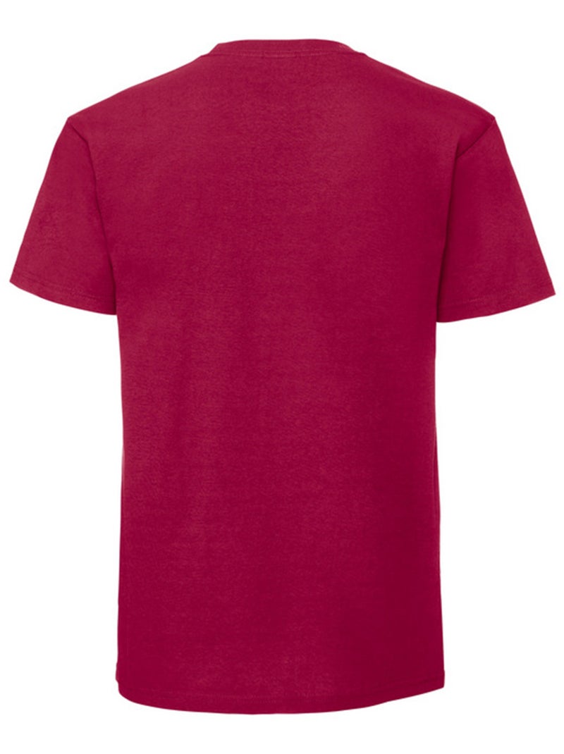 Fruit of the Loom - Camiseta Iconic 195 para Adultos Unisex Rojo burdeos - Kiabi