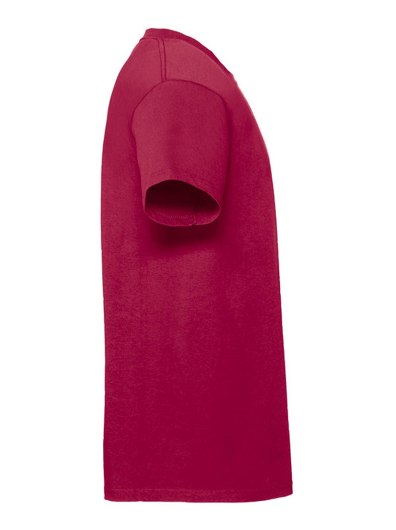 Fruit of the Loom - Camiseta Iconic 195 para Adultos Unisex Rojo burdeos - Kiabi