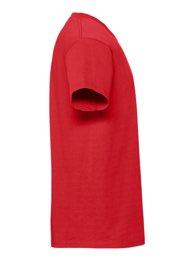 Fruit of the Loom - Camiseta Iconic 195 para Adultos Unisex Rojo - Kiabi