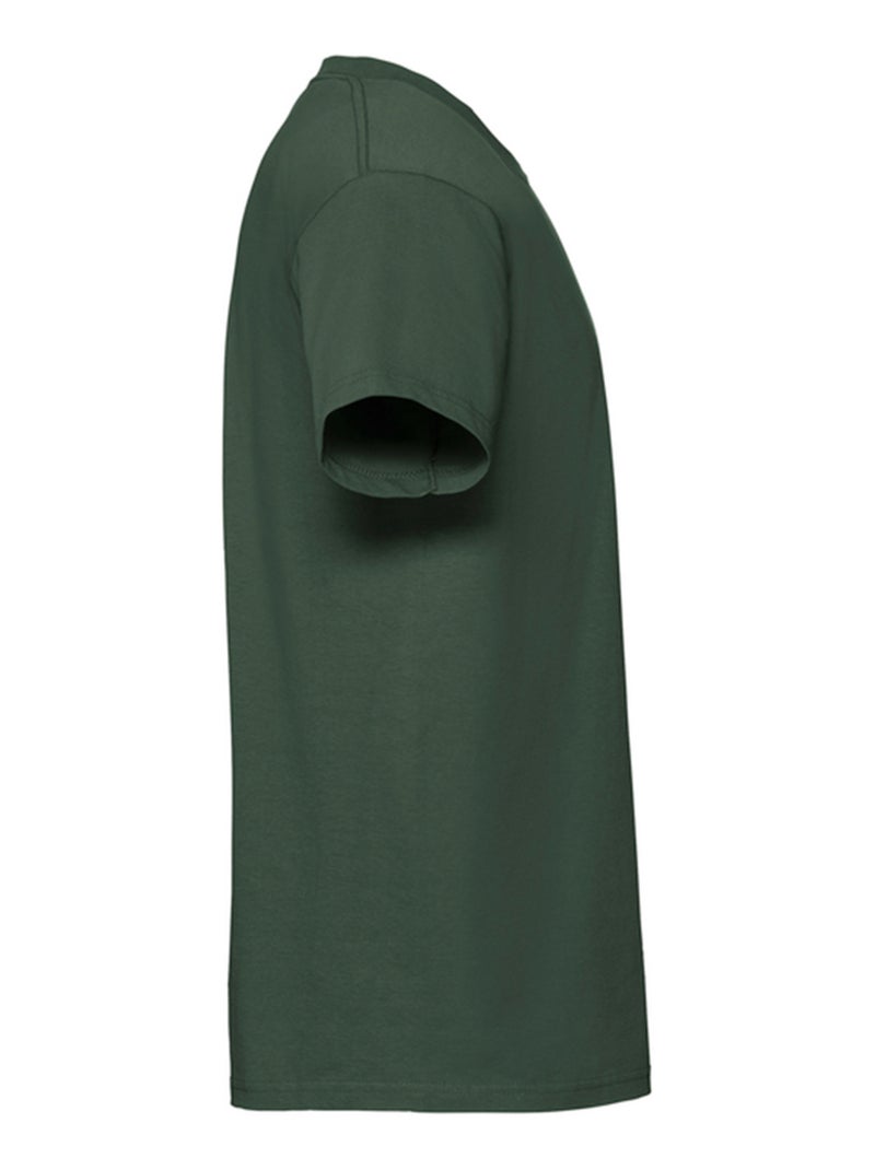 Fruit of the Loom - Camiseta Iconic 195 para Adultos Unisex Verde botella - Kiabi