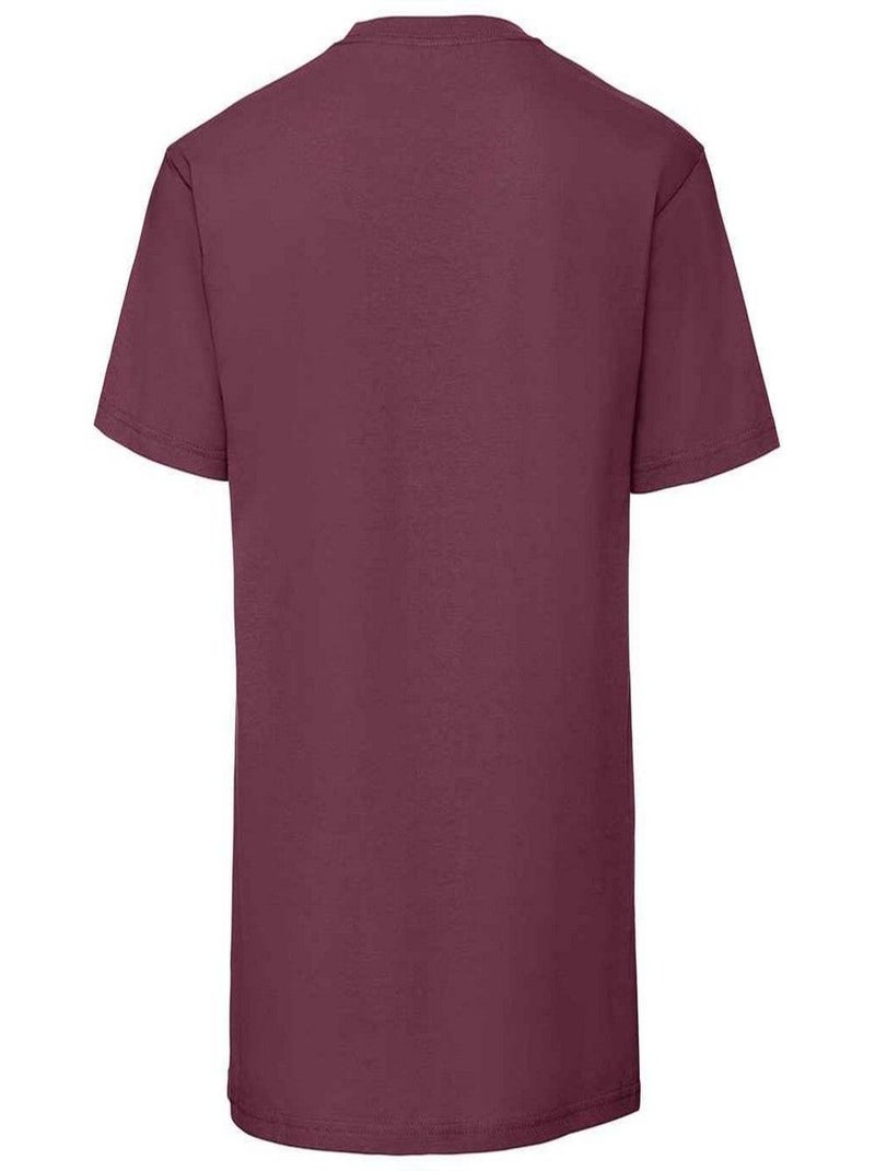 Fruit of the Loom - Camiseta Iconic 195 Premium de Algodón Ringspun para Hombre Burdeos - Kiabi