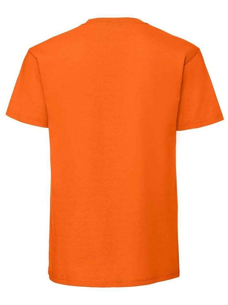Fruit of the Loom - Camiseta Iconic 195 Premium de Algodón Ringspun para Hombre Naranja - Kiabi