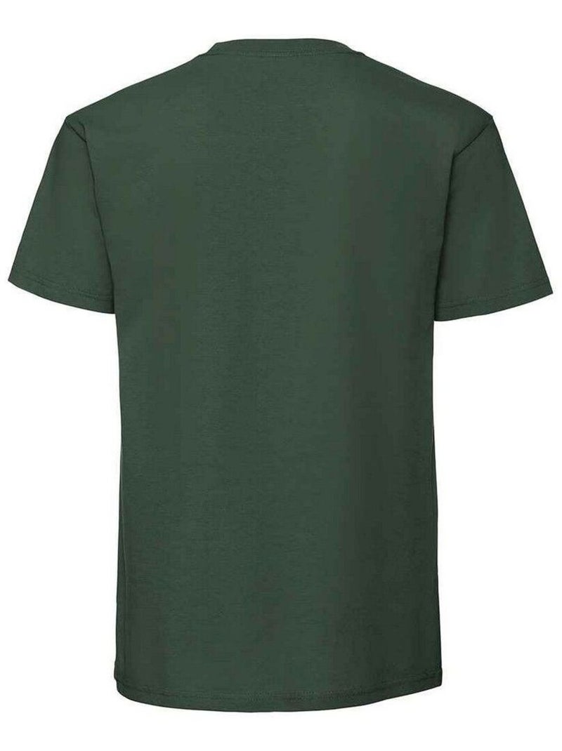Fruit of the Loom - Camiseta Iconic 195 Premium de Algodón Ringspun para Hombre Verde botella - Kiabi
