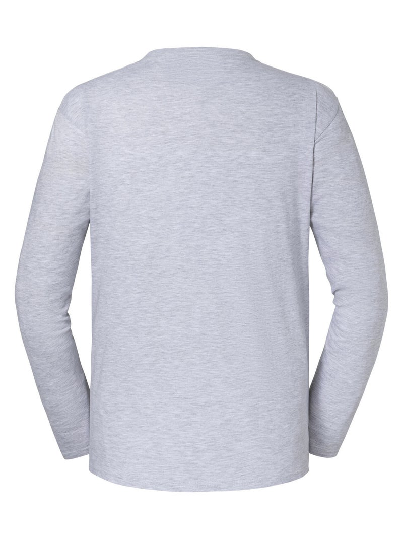 Fruit of the Loom - Camiseta Iconic de Jaspeado de Manga Larga para Adultos Unisex Gris jaspeado - Kiabi