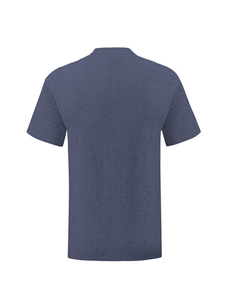 Fruit of the Loom - Camiseta Iconic de Jaspeado para Adultos Unisex Azul marino - Kiabi