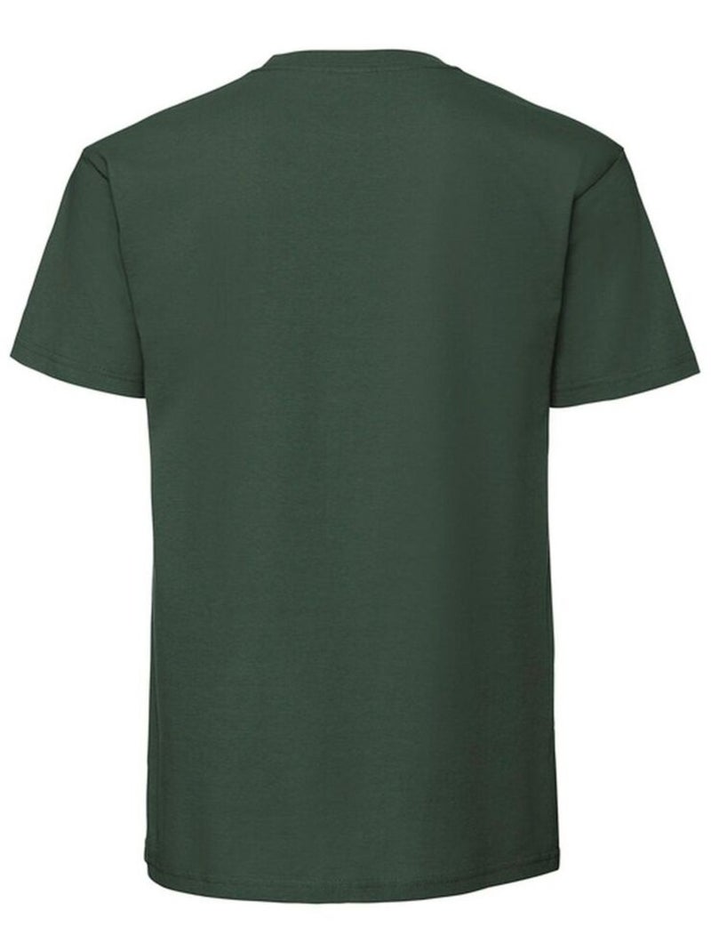 Fruit of the Loom - Camiseta Iconic Premium de Algodón Ringspun para Hombre Verde botella - Kiabi