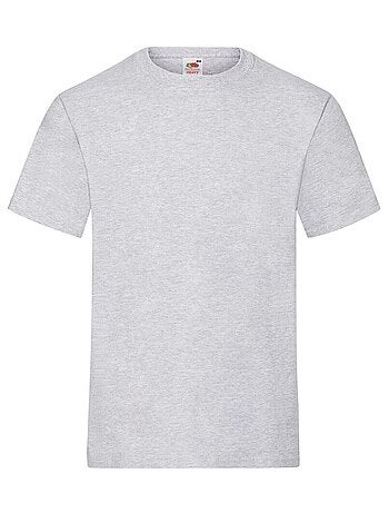 Fruit of the Loom - Camiseta Jaspeado de Algodón Pesado para Hombre
