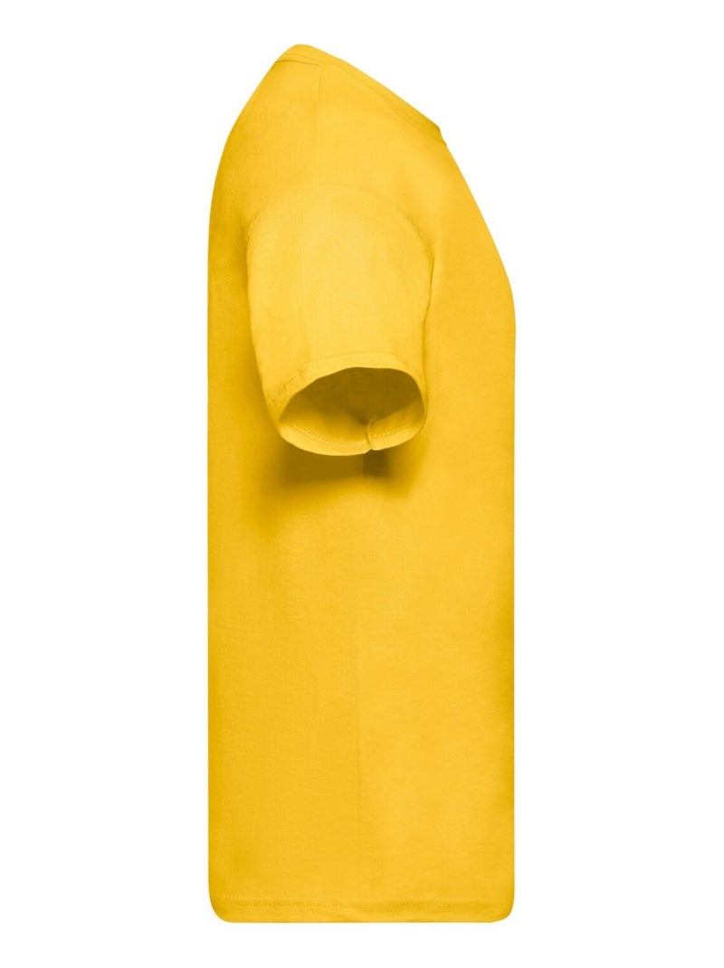 Fruit of the Loom - Camiseta Original de Algodón para Adultos Unisex Amarillo mostaza - Kiabi