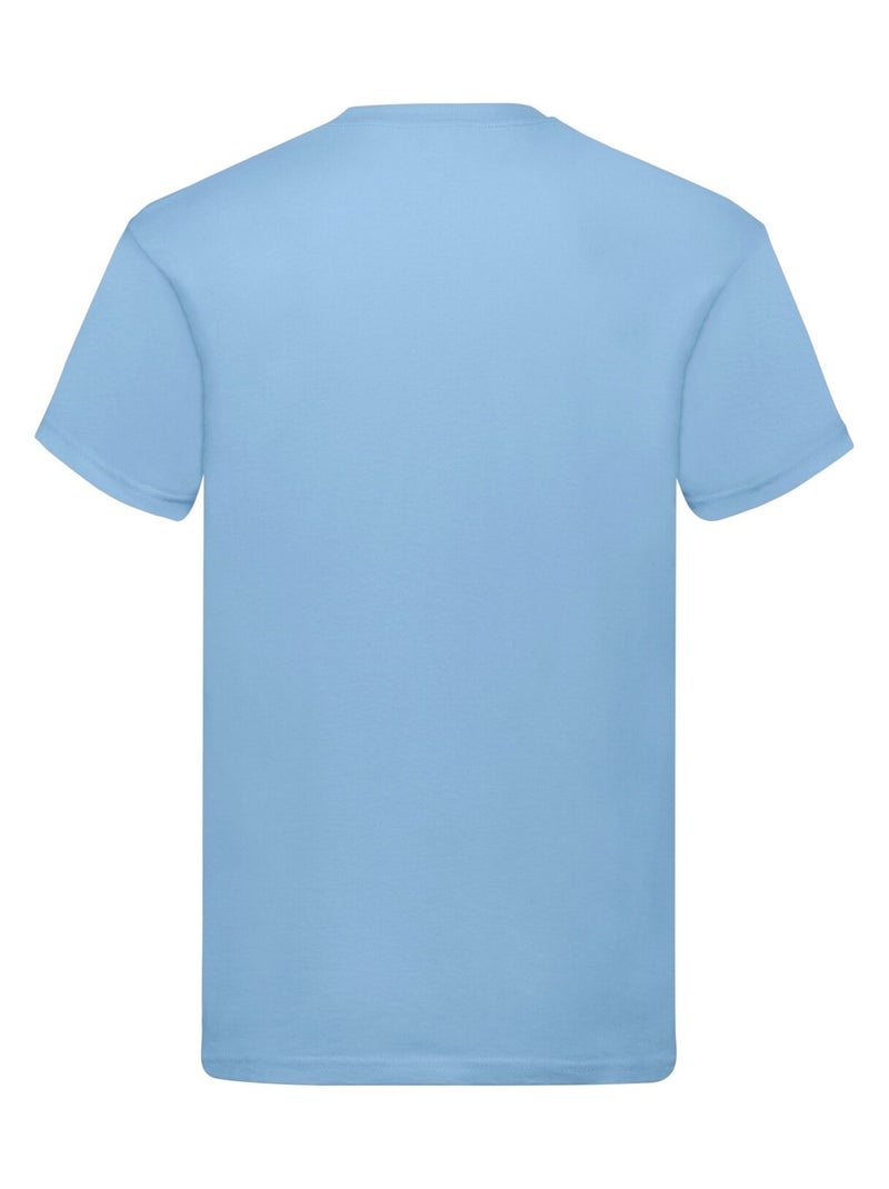 Fruit of the Loom - Camiseta Original de Algodón para Adultos Unisex Azul cielo - Kiabi