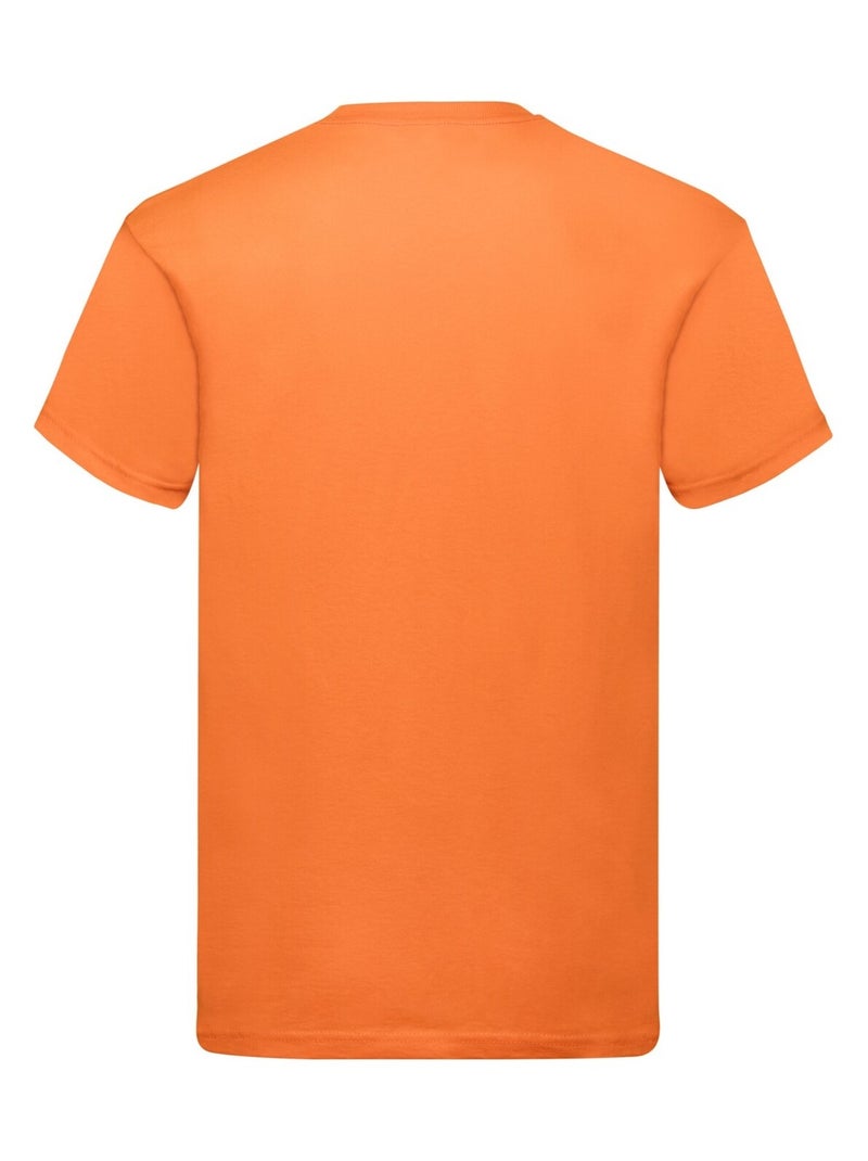 Fruit of the Loom - Camiseta Original de Algodón para Adultos Unisex Naranja - Kiabi