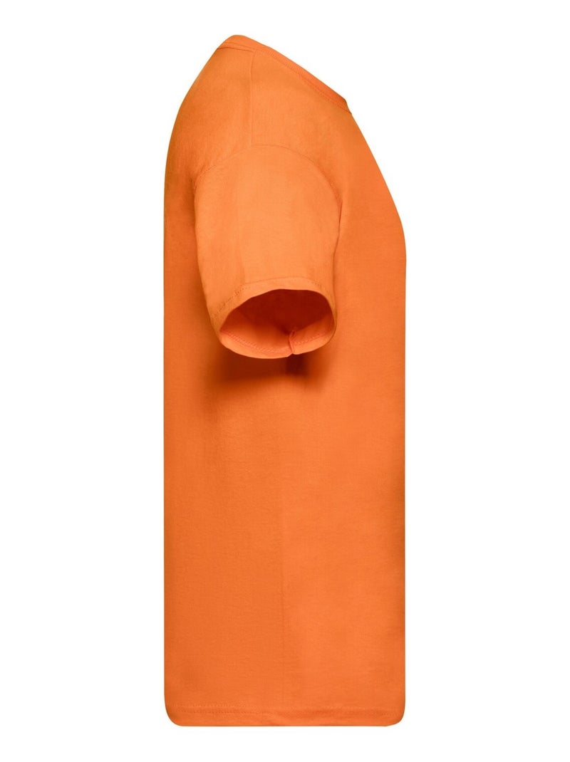 Fruit of the Loom - Camiseta Original de Algodón para Adultos Unisex Naranja - Kiabi
