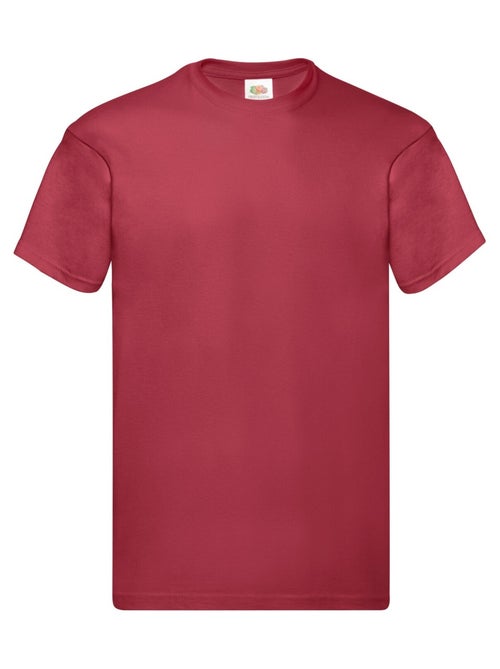 Fruit of the Loom - Camiseta Original de Algodón para Adultos Unisex - Kiabi Fruit of the Loom - Camiseta Original de Algodón para Adultos Unisex - Kiabi