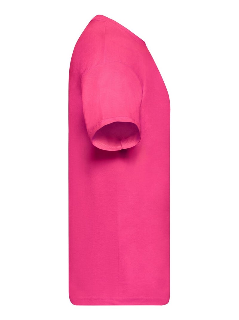 Fruit of the Loom - Camiseta Original de Algodón para Adultos Unisex Rosa fucsia - Kiabi