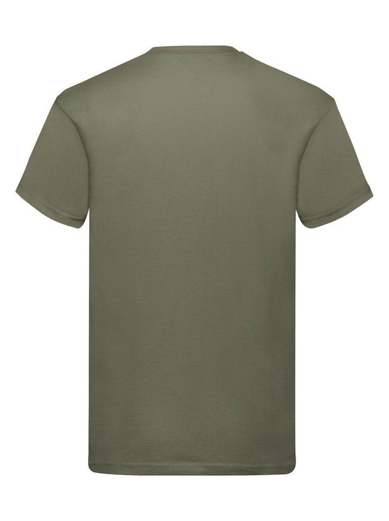 Fruit of the Loom - Camiseta Original de Algodón para Adultos Unisex Verde oliva - Kiabi