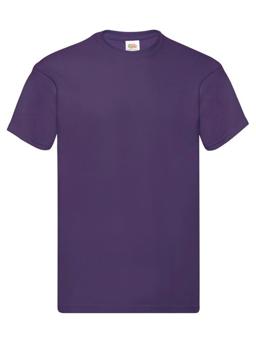 Fruit of the Loom - Camiseta Original de Algodón para Adultos Unisex - Kiabi Fruit of the Loom - Camiseta Original de Algodón para Adultos Unisex - Kiabi