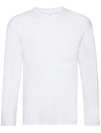 Fruit of the Loom - Camiseta Original de Manga Larga para Hombre