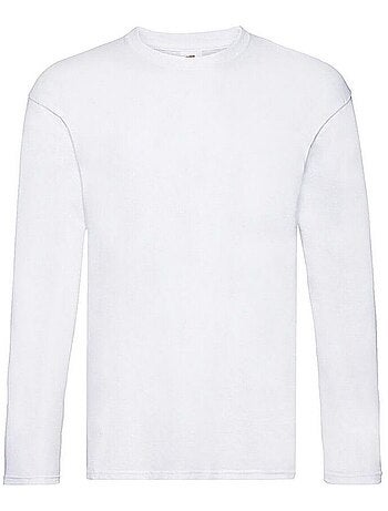 Fruit of the Loom - Camiseta Original de Manga Larga para Hombre