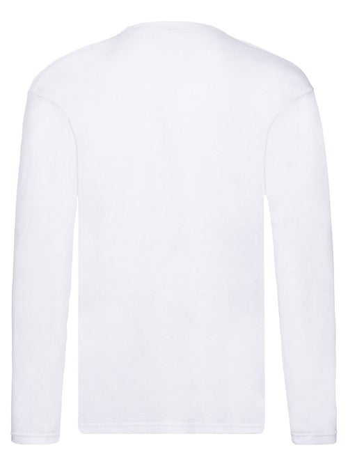 Fruit of the Loom - Camiseta Original Lisos de Manga Larga para Adultos Unisex - Kiabi Fruit of the Loom - Camiseta Original Lisos de Manga Larga para Adultos Unisex - Kiabi