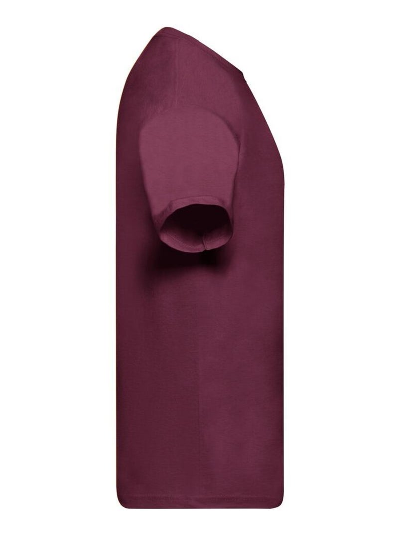 Fruit of the Loom - Camiseta Original para Hombre Rojo burdeos - Kiabi