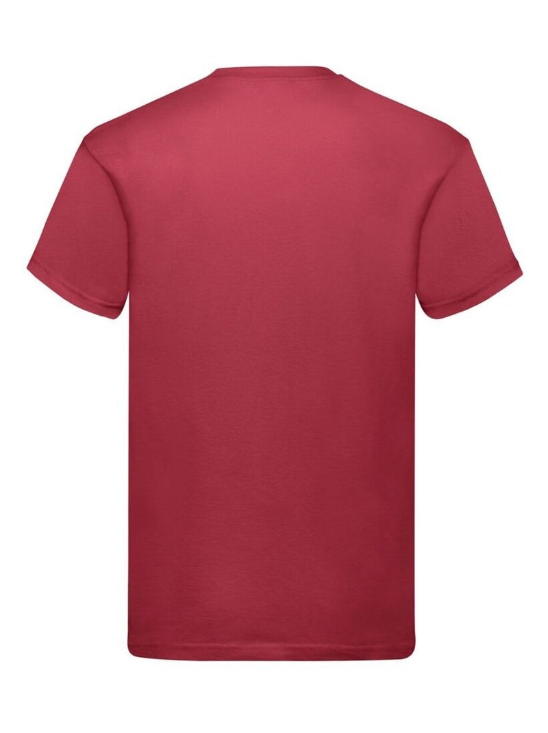 Fruit of the Loom - Camiseta Original para Hombre Rojo ladrillo - Kiabi