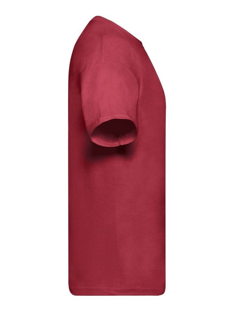 Fruit of the Loom - Camiseta Original para Hombre Rojo ladrillo - Kiabi