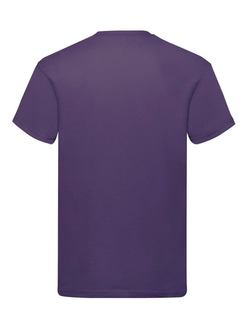 Fruit of the Loom - Camiseta Original para Hombre Violeta ciruela - Kiabi