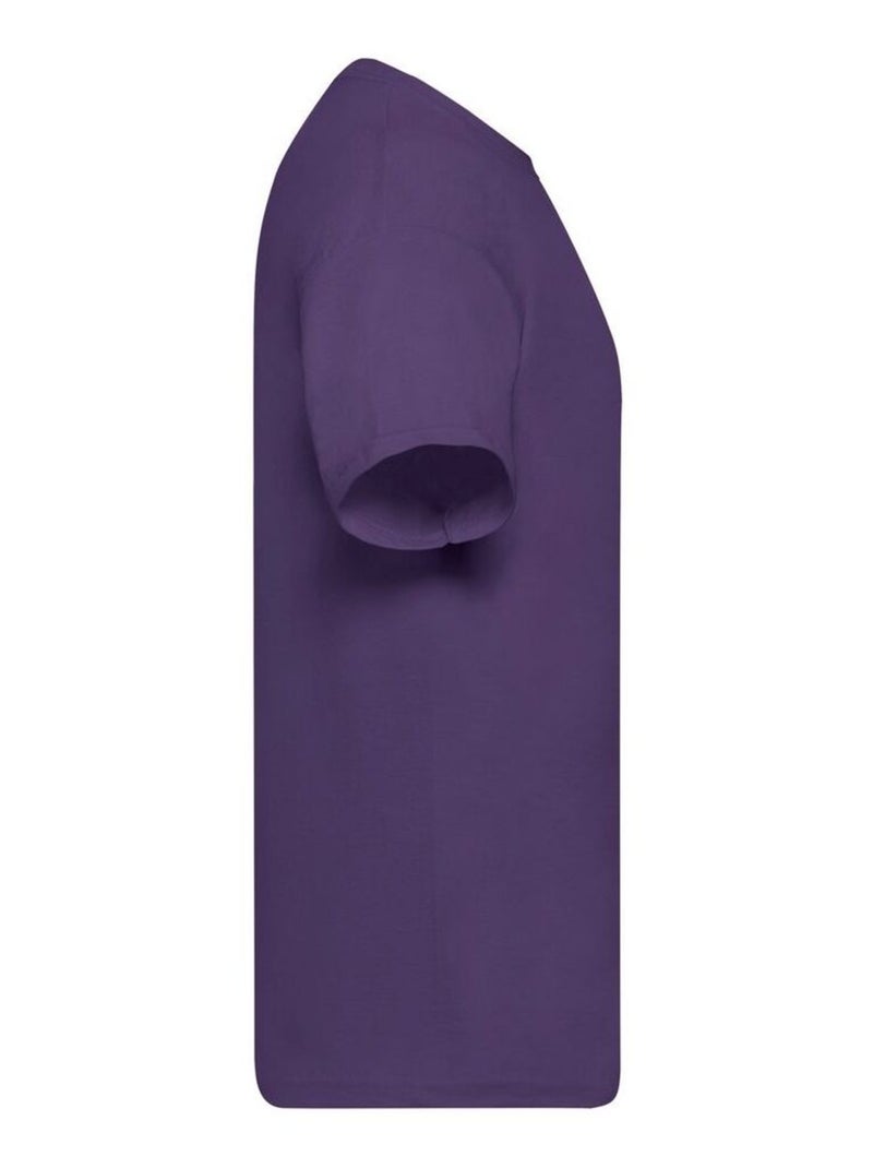 Fruit of the Loom - Camiseta Original para Hombre Violeta ciruela - Kiabi