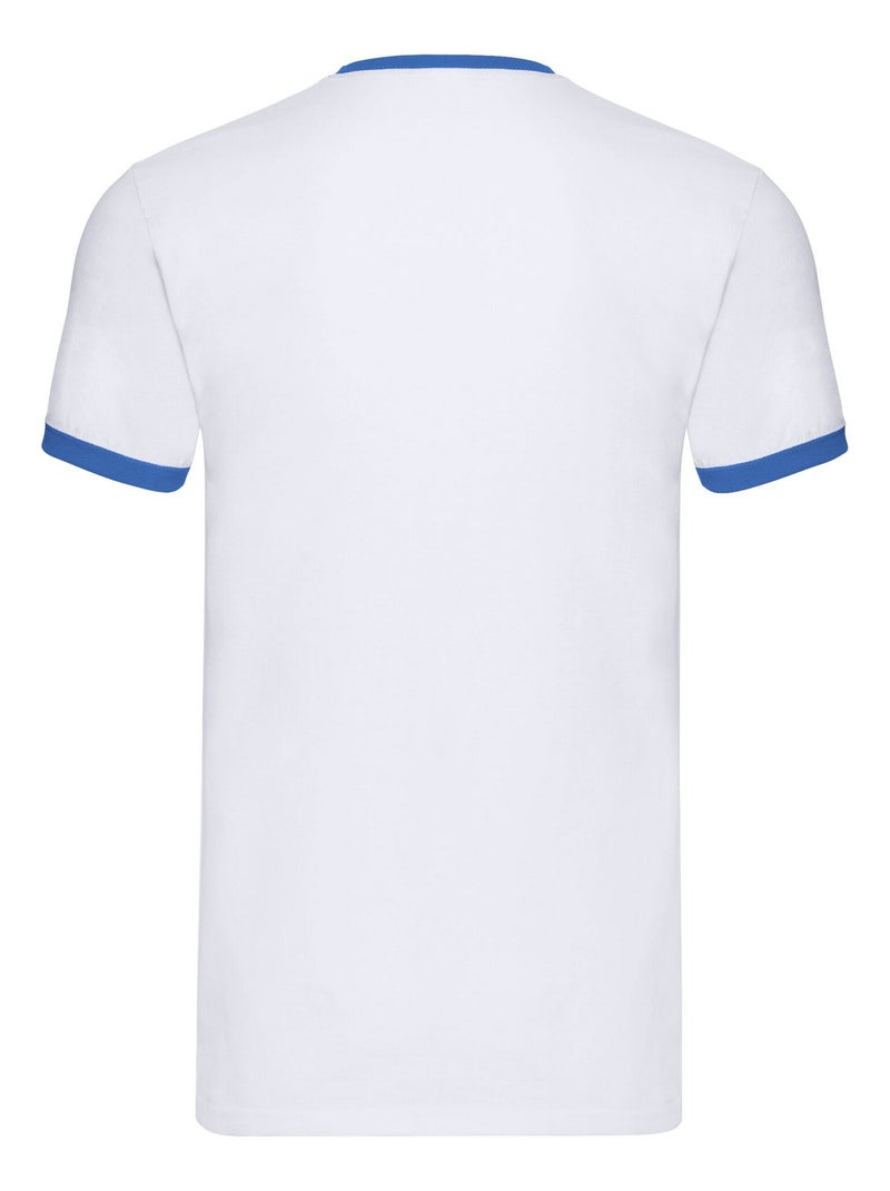 Fruit of the Loom - Camiseta Ringer 160 para Hombre Blanco - Kiabi