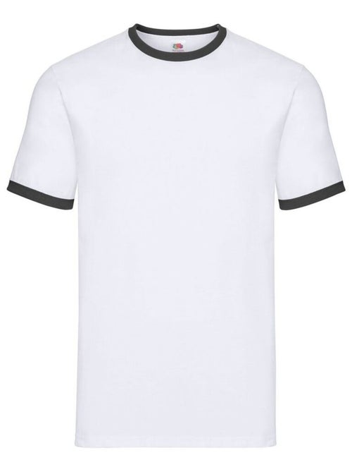 Fruit of the Loom - Camiseta Ringer para Hombre - Kiabi