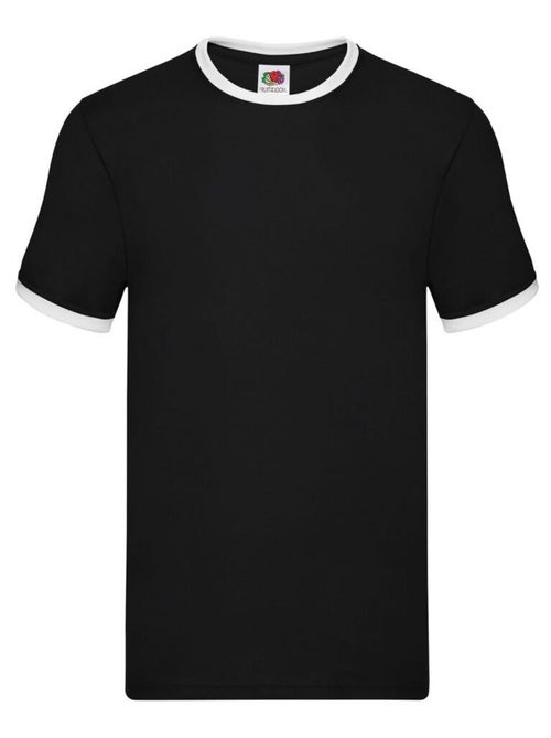 Fruit of the Loom - Camiseta Ringer para Hombre - Kiabi