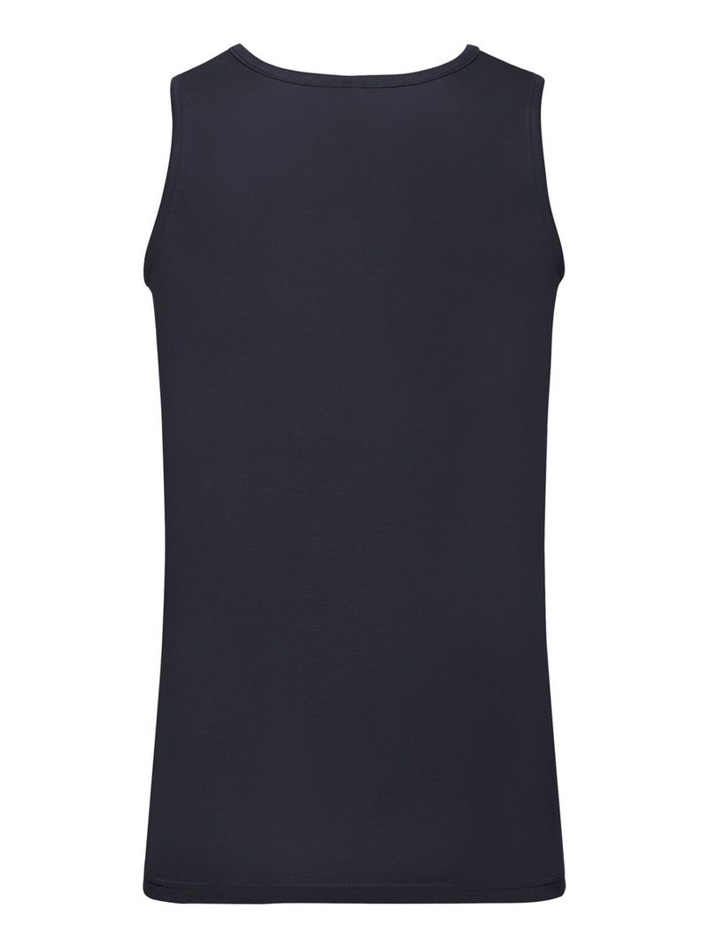 Fruit of the Loom - Camiseta Sin Mangas Valueweight Athletic para Adultos Unisex Azul noche - Kiabi