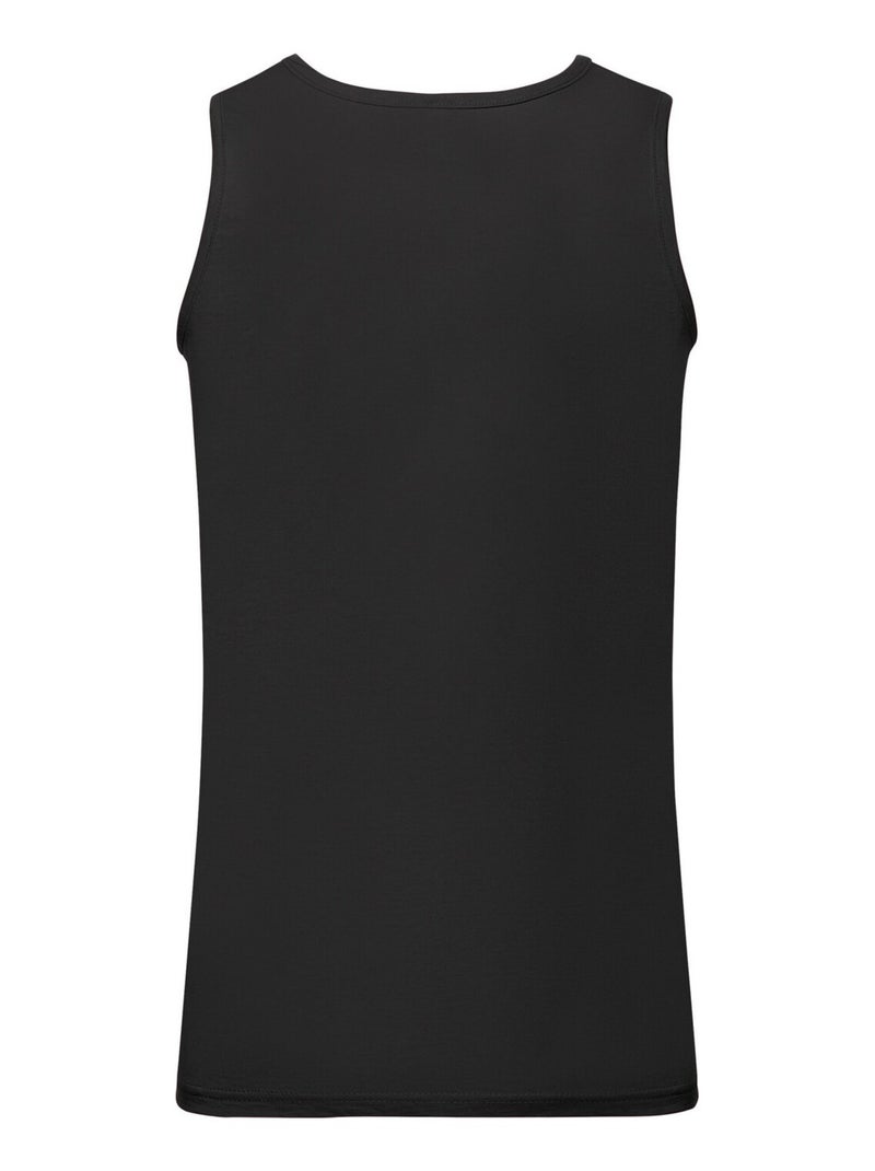 Fruit of the Loom - Camiseta Sin Mangas Valueweight Athletic para Adultos Unisex Negro - Kiabi