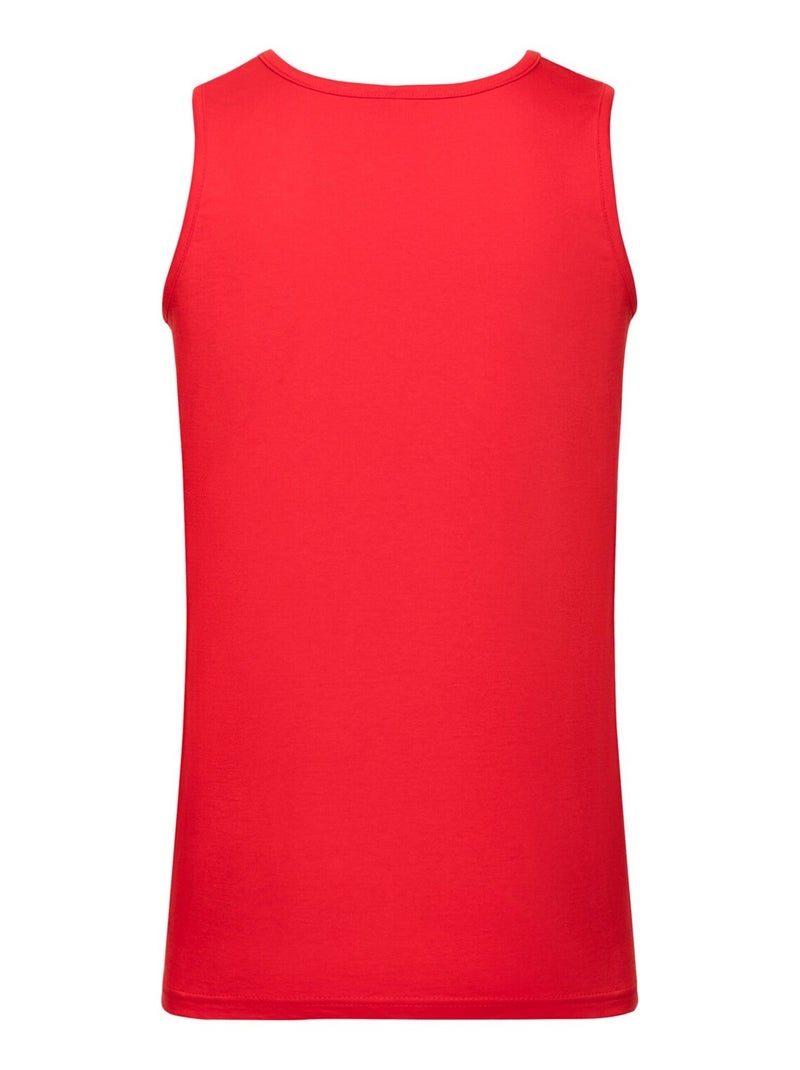 Fruit of the Loom - Camiseta Sin Mangas Valueweight Athletic para Adultos Unisex Rojo - Kiabi