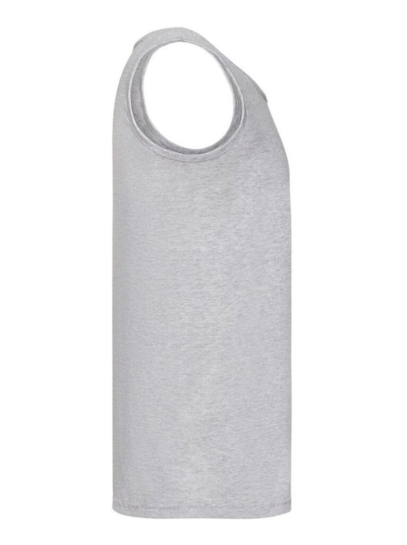 Fruit of the Loom - Camiseta Sin Mangas Valueweight Atlético para Adultos Unisex Gris jaspeado - Kiabi