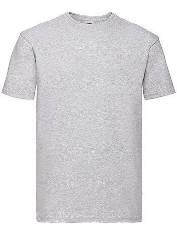 Fruit of the Loom - Camiseta Super Premium de Jaspeado para Hombre