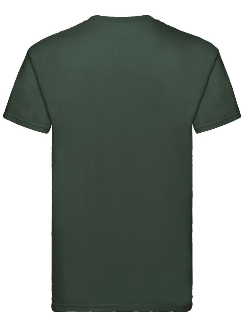 Fruit of the Loom - Camiseta Super Premium para Adultos Unisex Verde botella - Kiabi