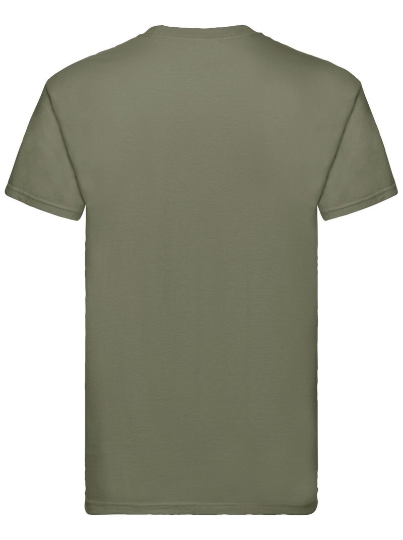 Fruit of the Loom - Camiseta Super Premium para Adultos Unisex Verde oliva - Kiabi