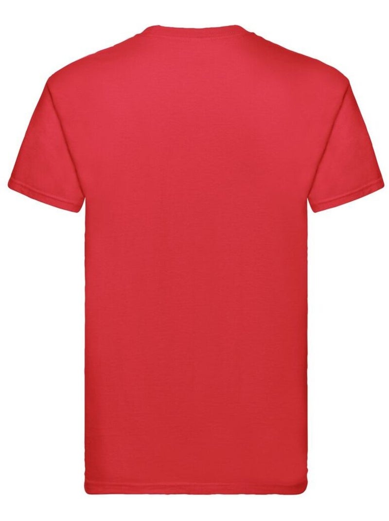Fruit of the Loom - Camiseta Super Premium para Hombre Rojo - Kiabi