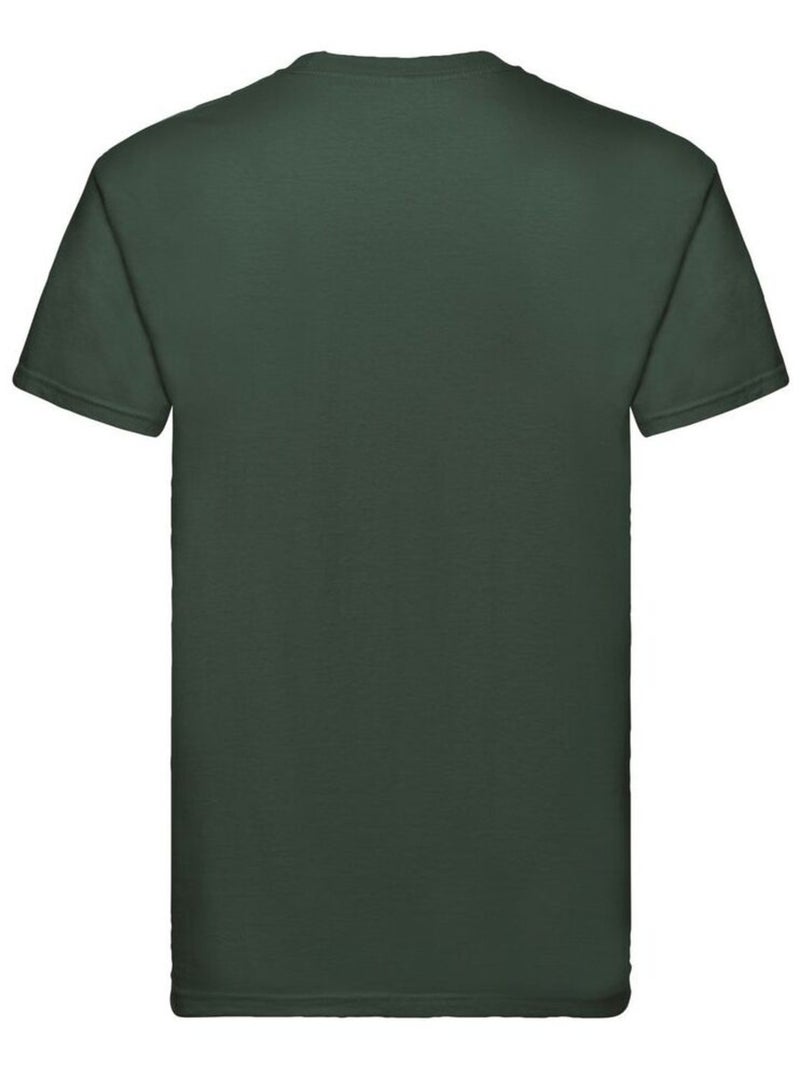 Fruit of the Loom - Camiseta Super Premium para Hombre Verde botella - Kiabi