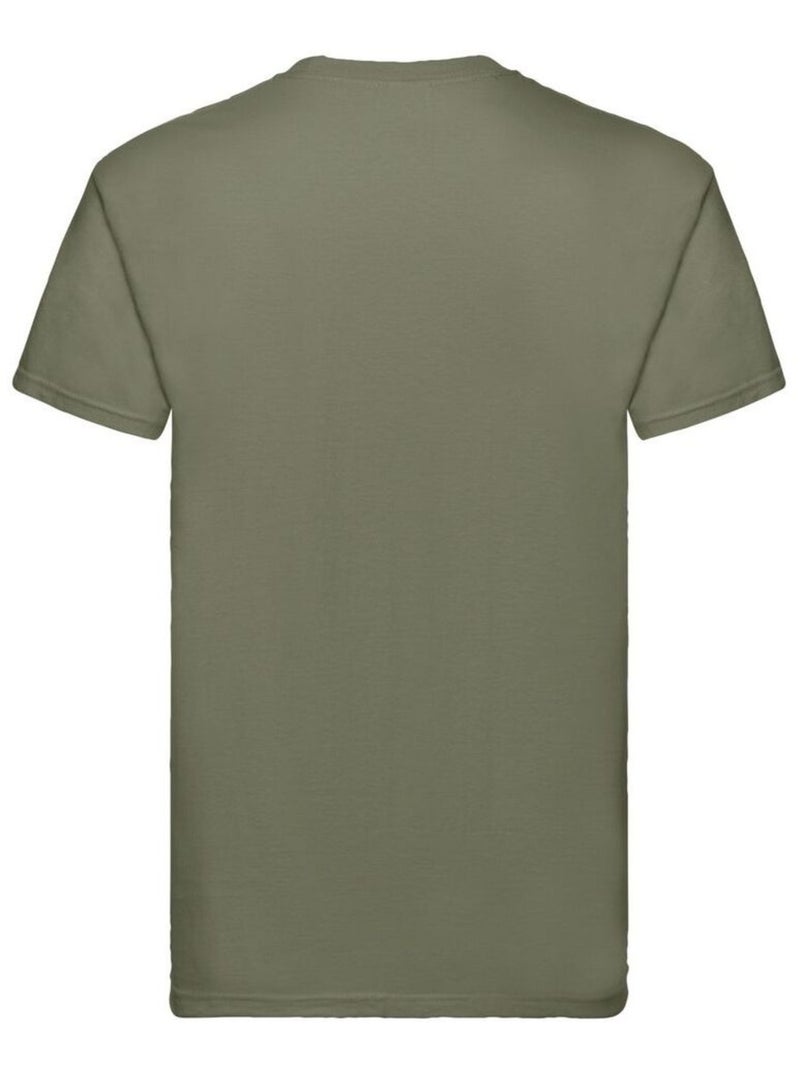 Fruit of the Loom - Camiseta Super Premium para Hombre Verde oliva - Kiabi