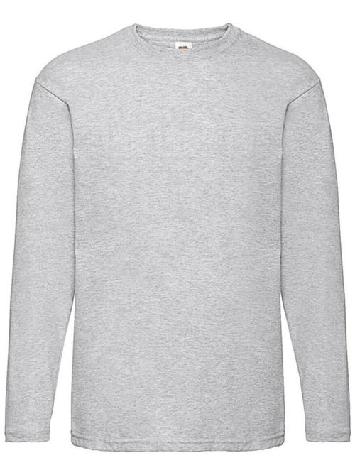 Fruit of the Loom - Camiseta Valueweight de Jaspeado de Manga Larga para Hombre - Kiabi Fruit of the Loom - Camiseta Valueweight de Jaspeado de Manga Larga para Hombre - Kiabi